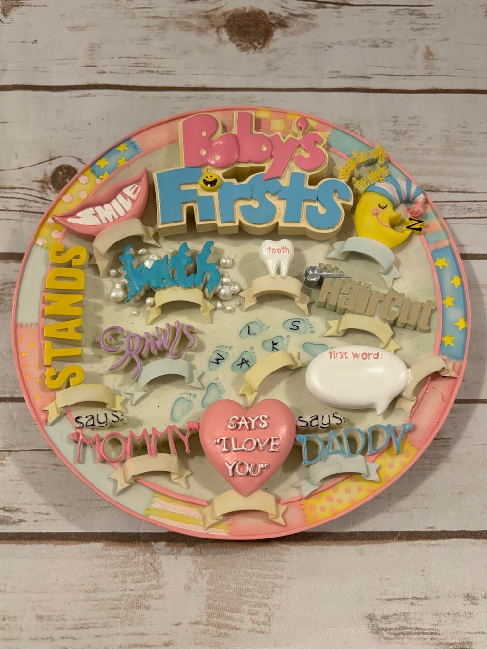 Vintage House Of Lloyd Baby’s First Collectible Wall Hanging